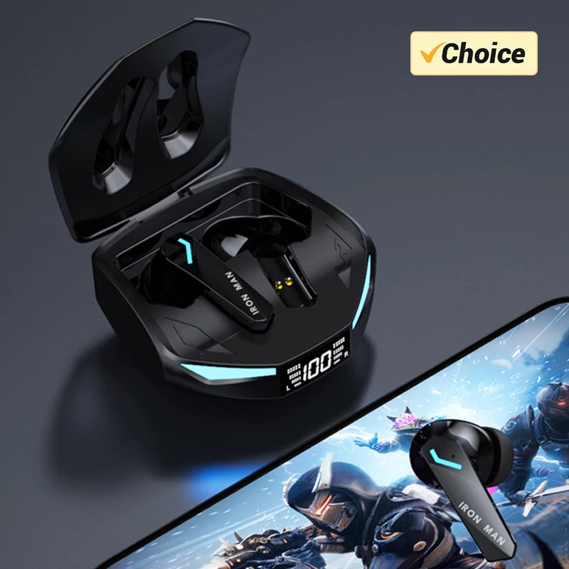 Lenovo GM2 Pro Gaming Fones de ouvido bluetooth 5.3 esporte modo duplo hd chamada redução ruído com microfone música