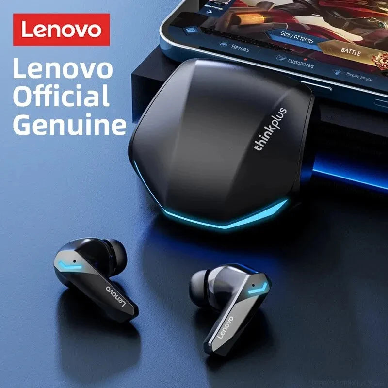 Lenovo GM2 Pro Gaming Fones de ouvido bluetooth 5.3 esporte modo duplo hd chamada redução ruído com microfone música