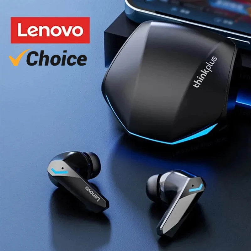 Lenovo GM2 Pro Gaming Fones de ouvido bluetooth 5.3 esporte modo duplo hd chamada redução ruído com microfone música